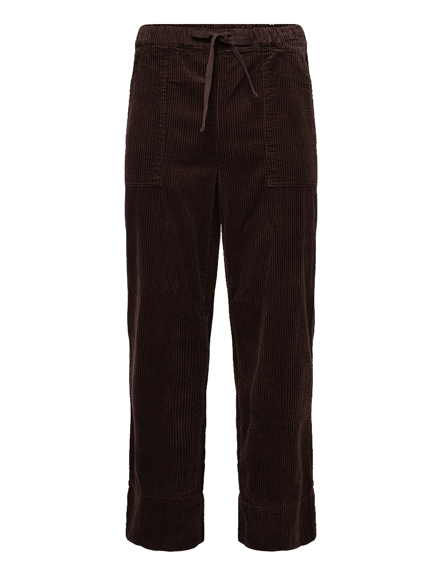 Fransa - FRSALOMI PA 1 - corduroy pants - hot fudge - 0