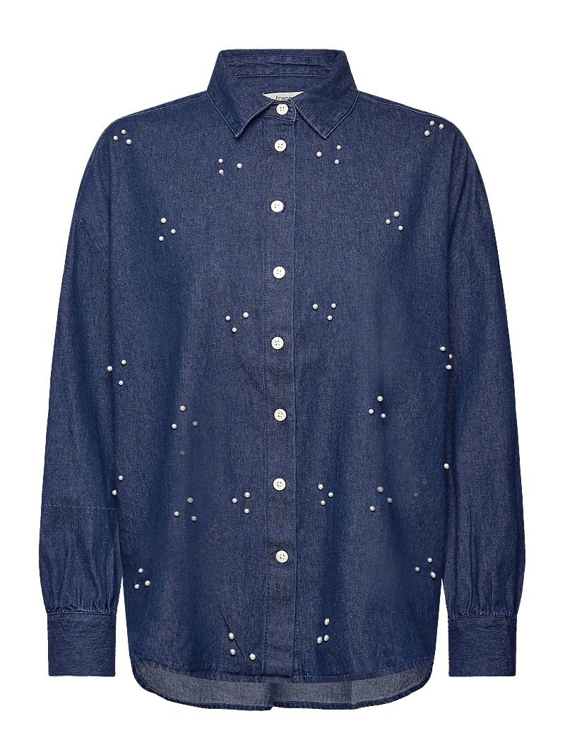 Fransa - FRCALANTHA SH 1 - teksasärgid - mid blue denim - 0