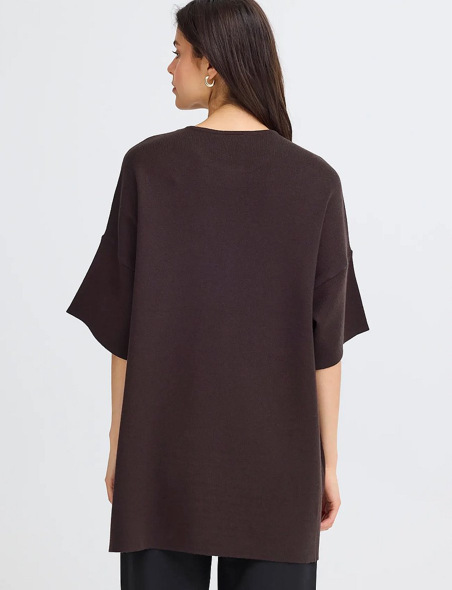 Fransa - FRSALLY CAR 5 - cardigans - chocolate torte - 4