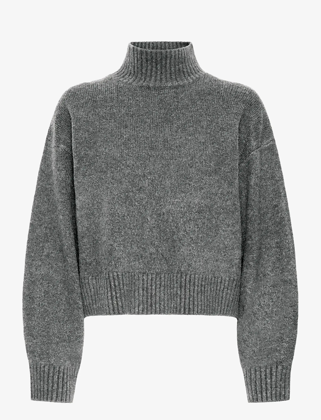 Fransa - FRGIGI PU 1 - stickade tröjor - gray pinstripe melange - 1