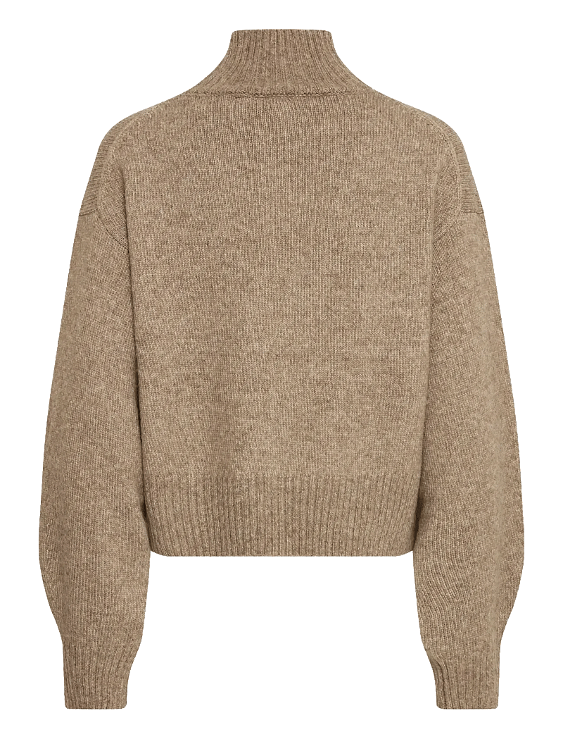 Fransa - FRGIGI PU 1 - stickade tröjor - moon rock melange - 2