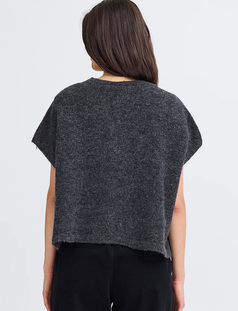 Fransa - FRSANNY CAR 5 - cardigans - charcoal gray melange - 4