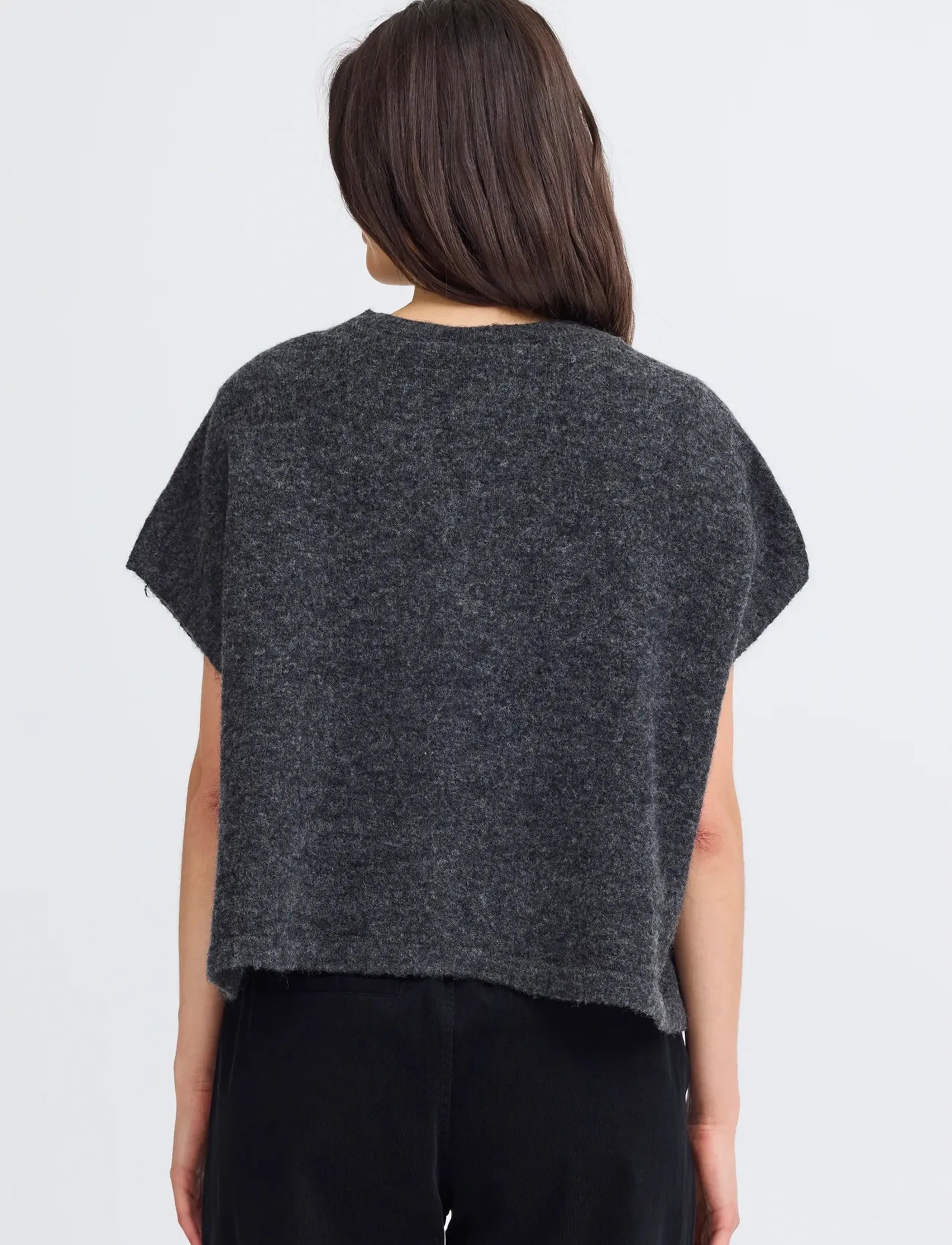 Fransa - FRSANNY CAR 5 - cardigans - charcoal gray melange - 4