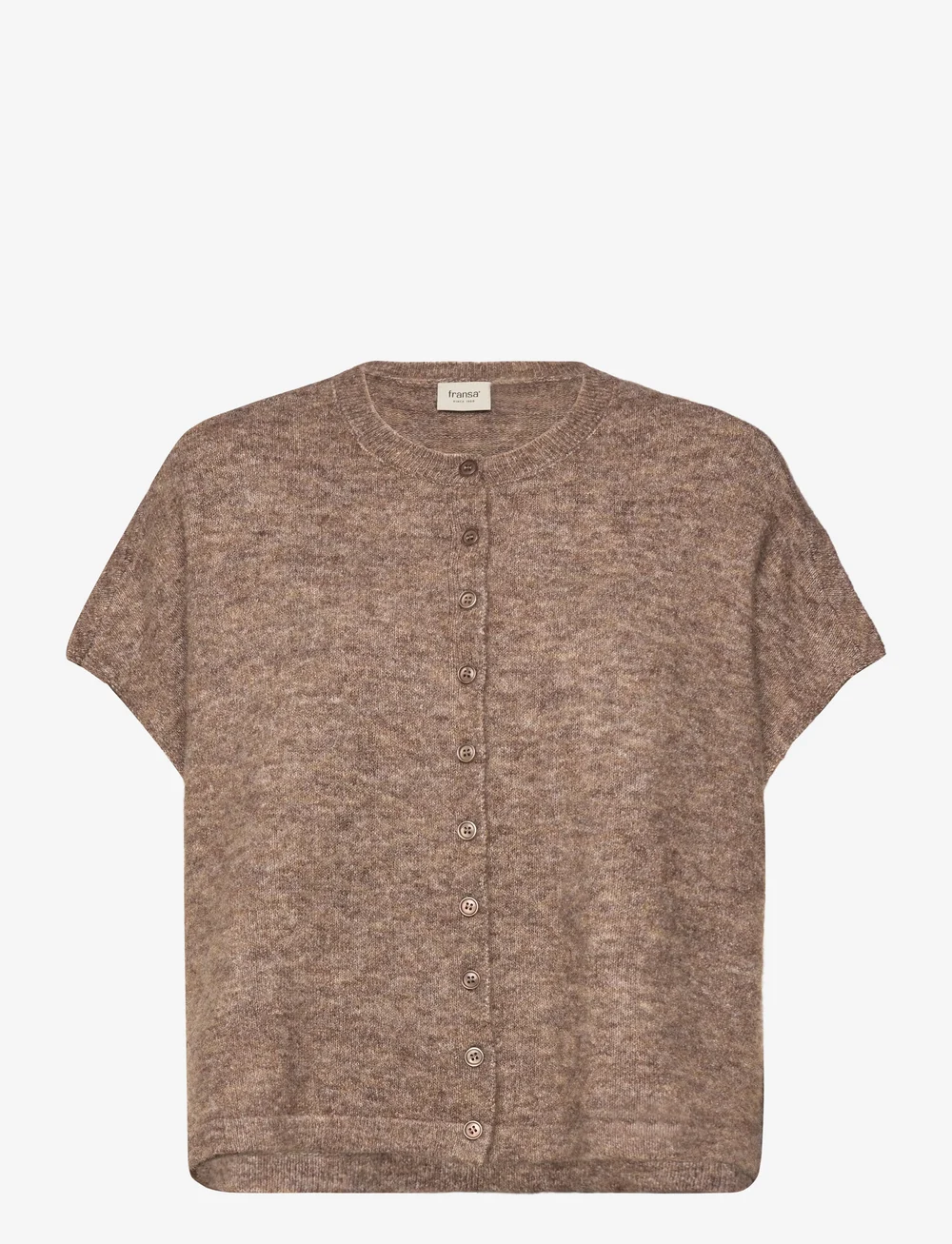 Fransa - FRSANNY CAR 5 - cardigans - cocoa melange - 1