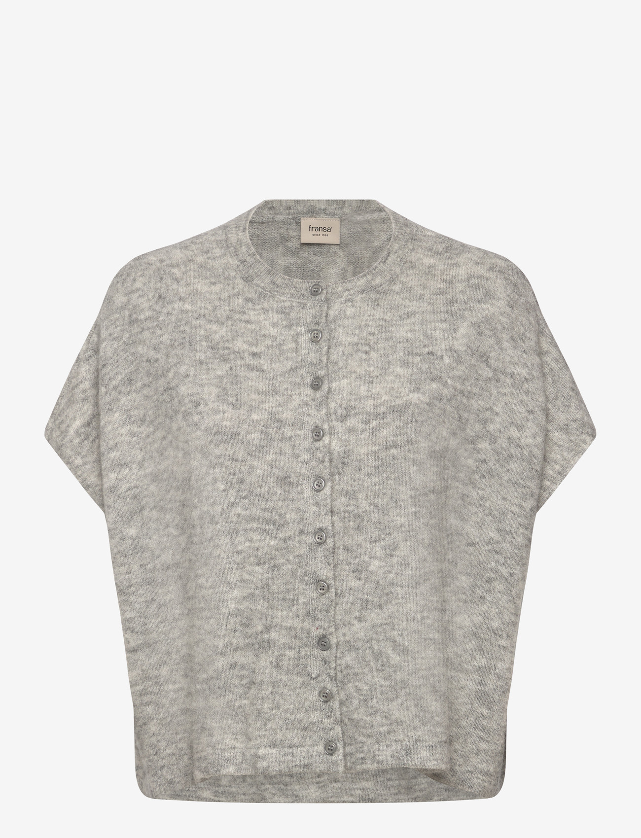 Fransa - FRSANNY CAR 5 - cardigans - light grey melange - 0