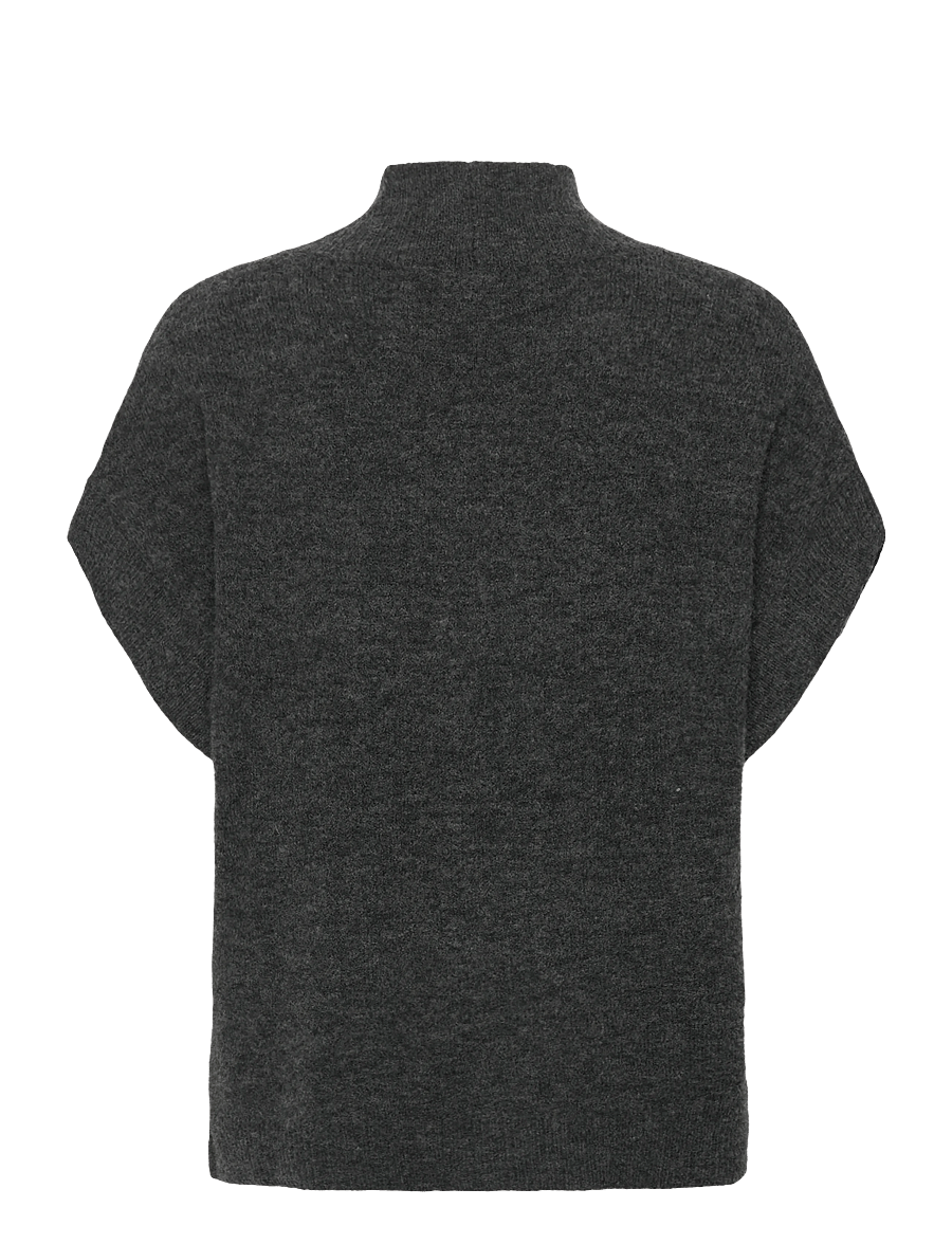 Fransa - FRSANNY WA 2 - stickade tröjor - charcoal gray melange - 2