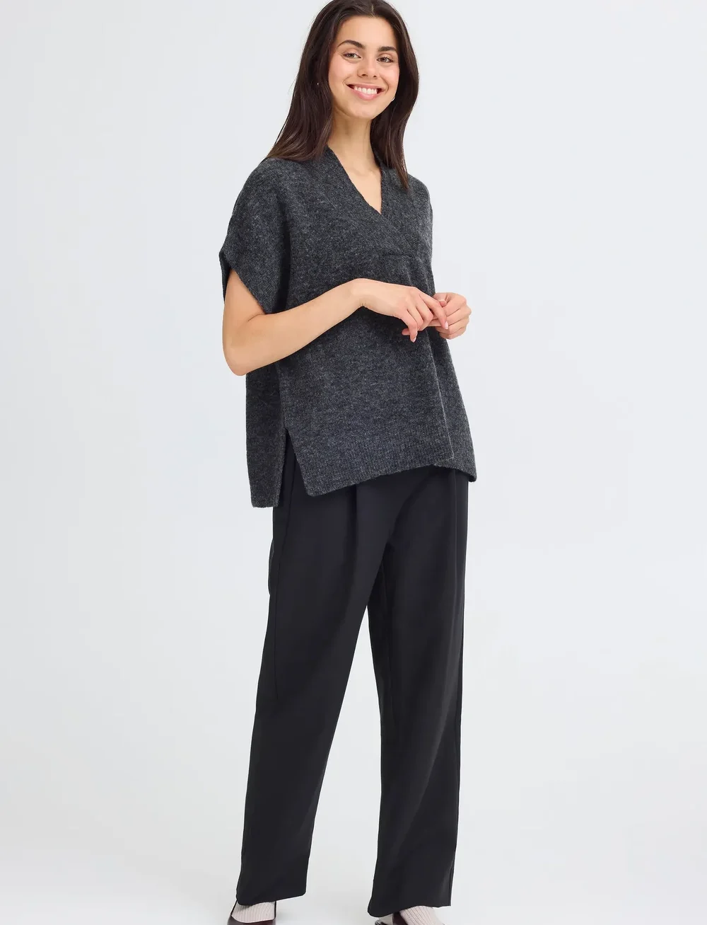 Fransa - FRSANNY WA 2 - jumpers - charcoal gray melange - 0