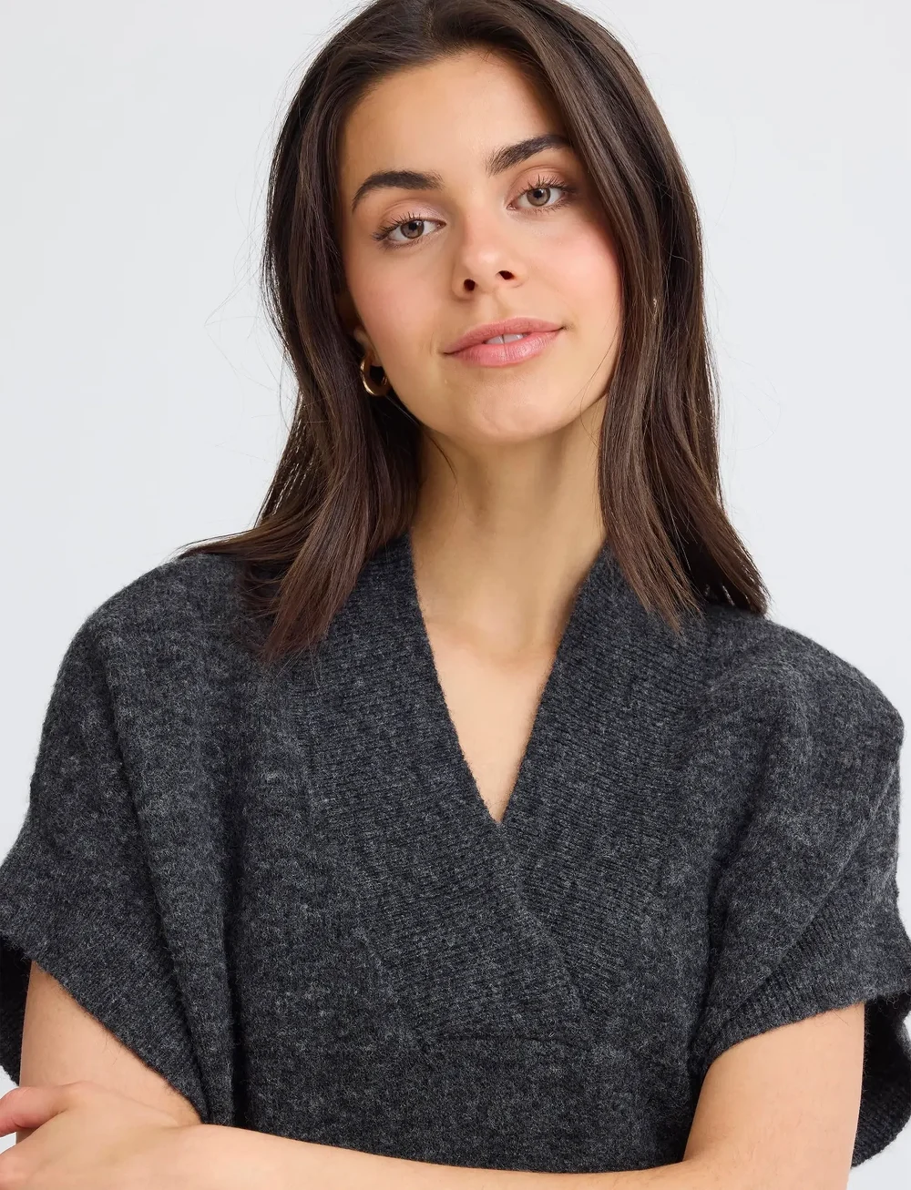 Fransa - FRSANNY WA 2 - jumpers - charcoal gray melange - 5