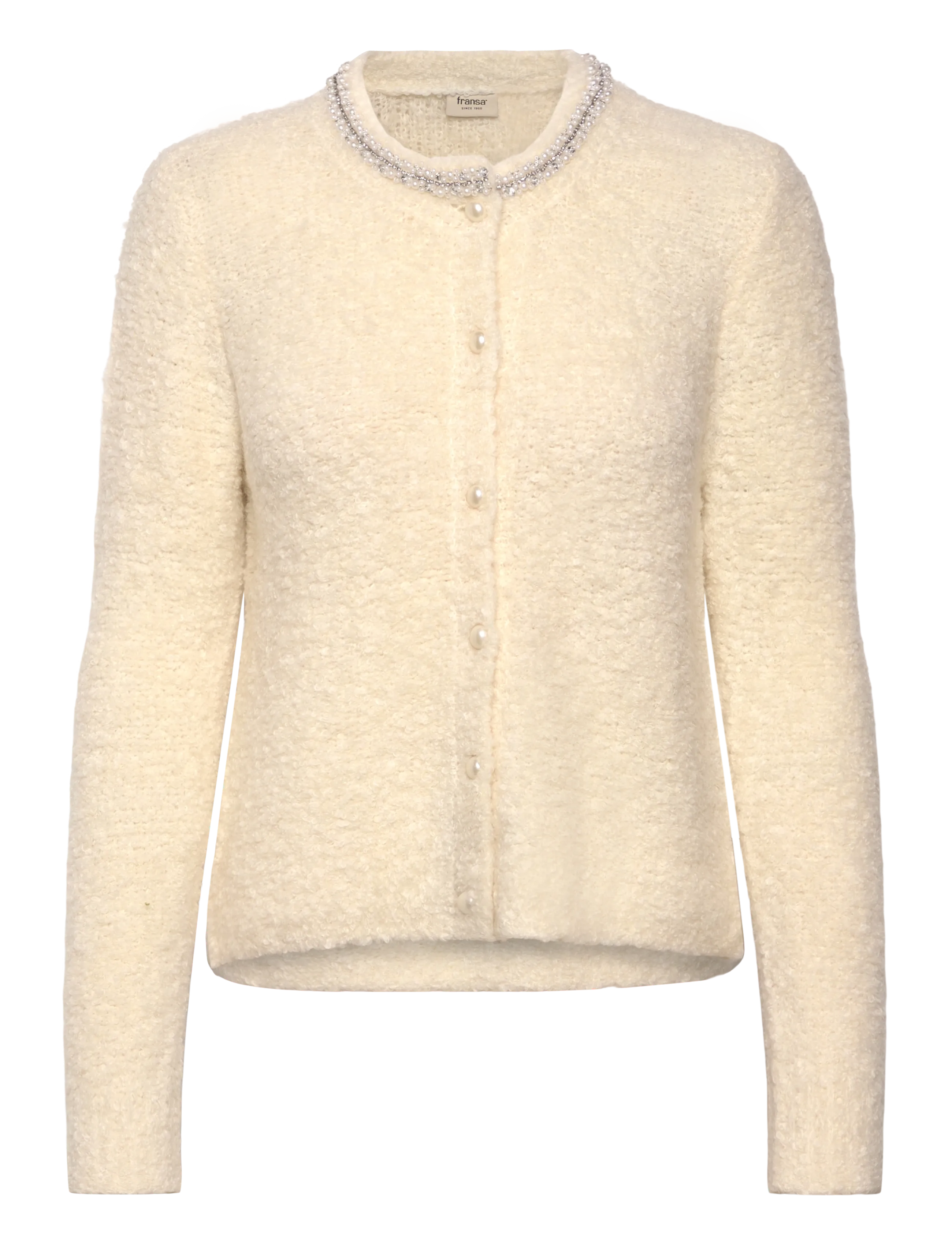 Fransa Frgeorgia Car 1, L, Knitwear, Creme - Cardigans, Frauen