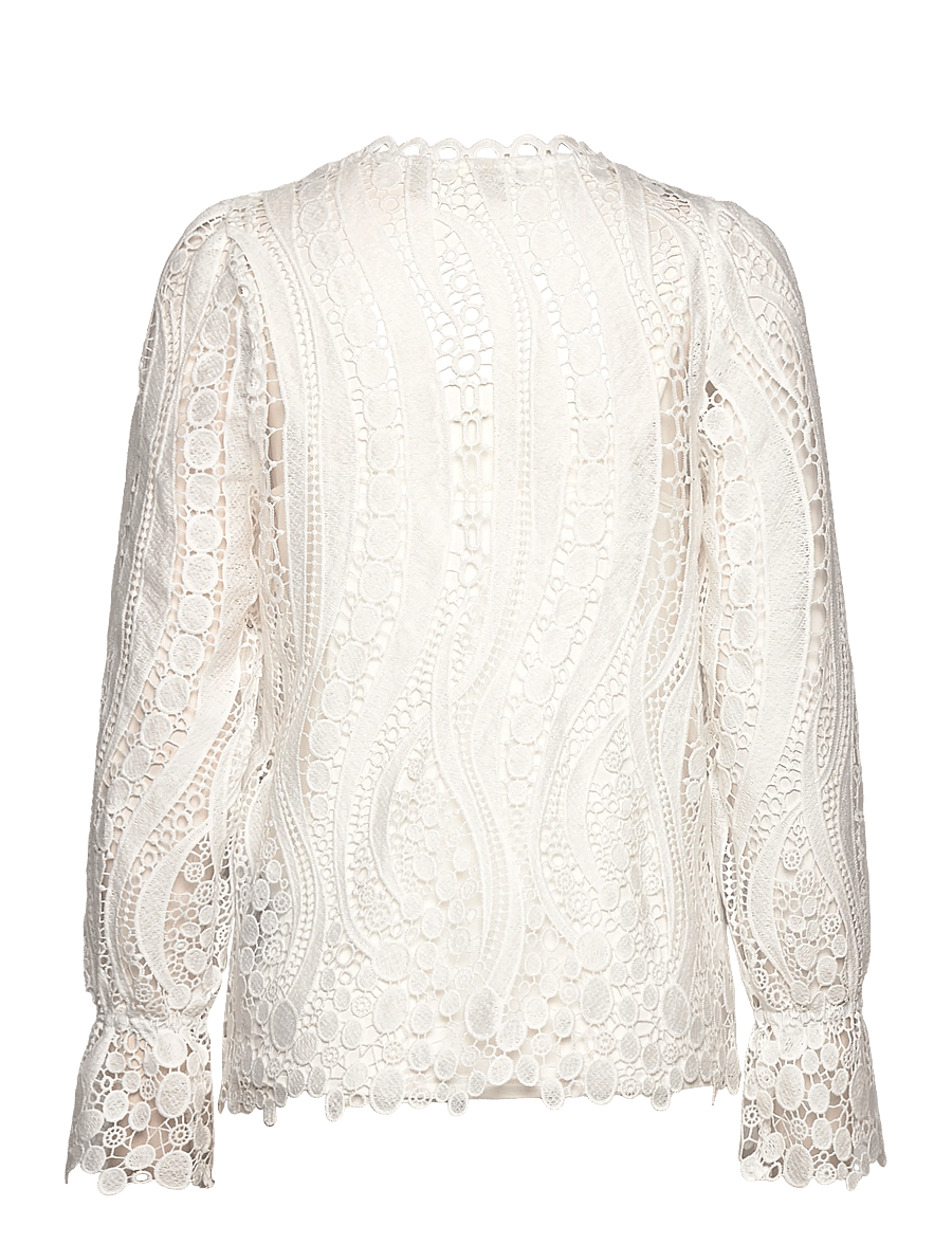Fransa - FRBELLE BL 2 - long sleeved blouses - whisper white - 2