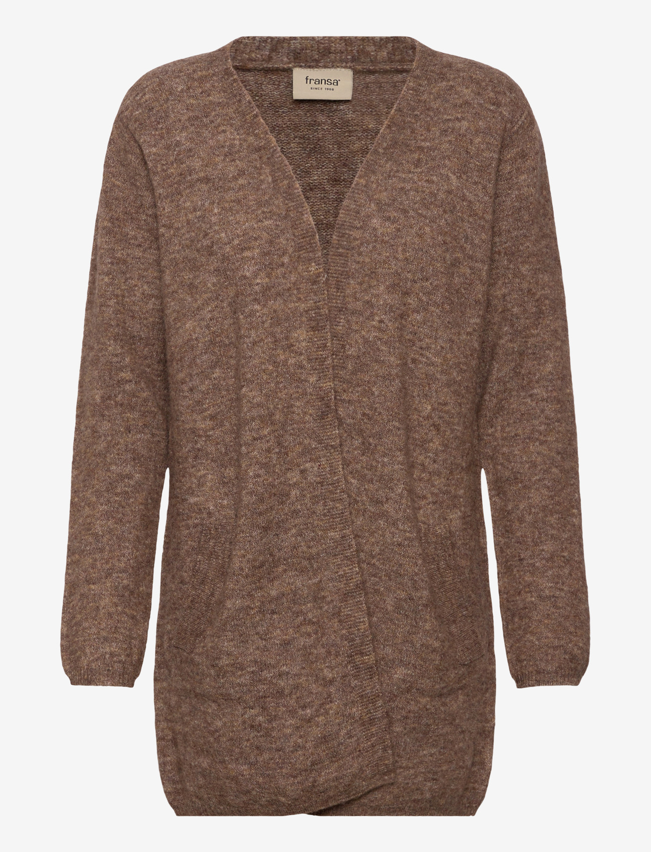 Fransa - FRSANNY CAR 7 - koftor - cocoa melange - 0