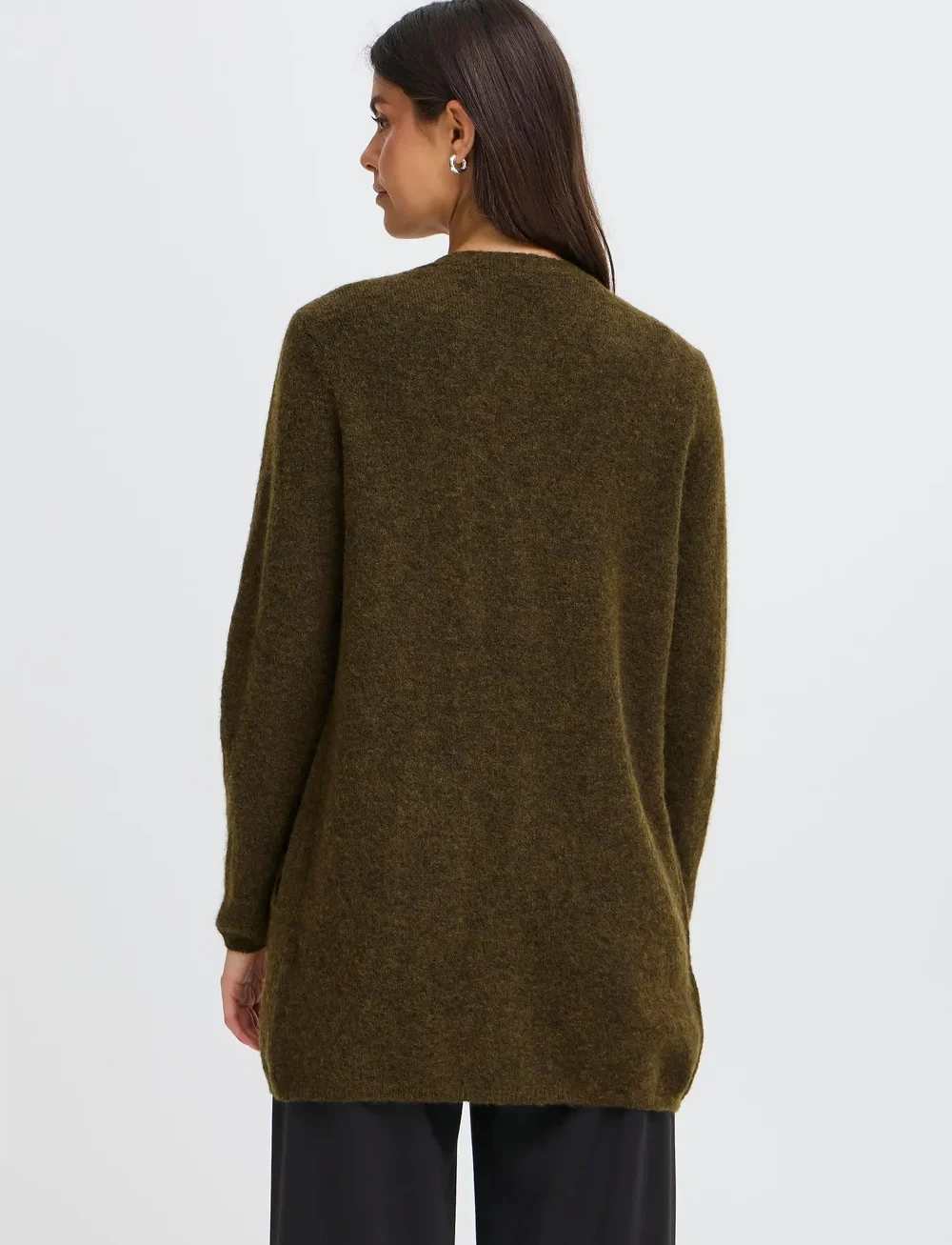 Fransa - FRSANNY CAR 7 - cardigans - dusty olive melange - 4