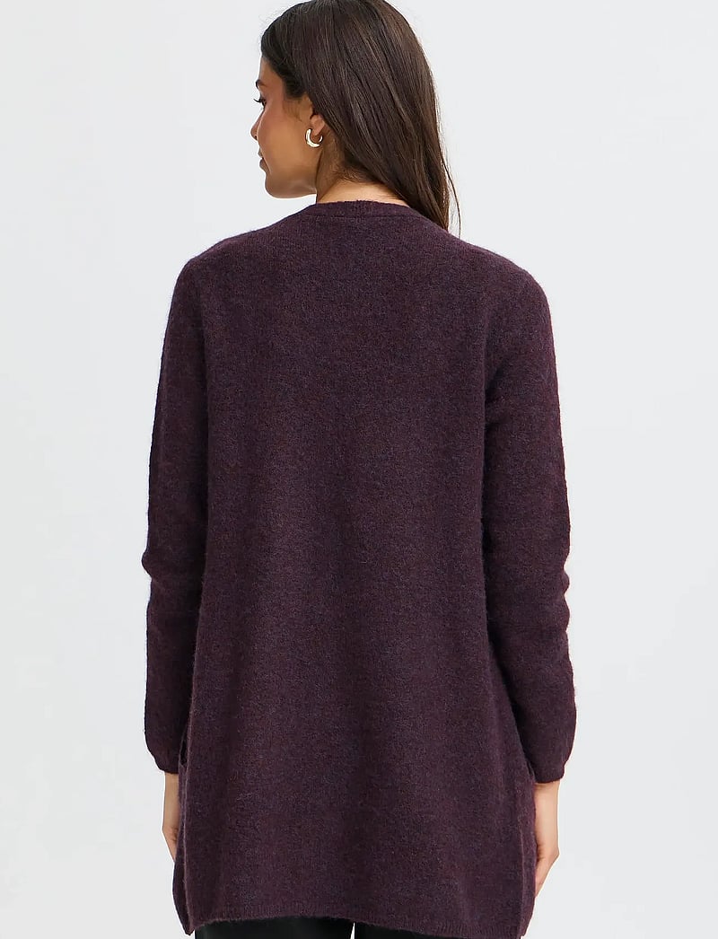 Fransa - FRSANNY CAR 7 - koftor - fudge melange - 4