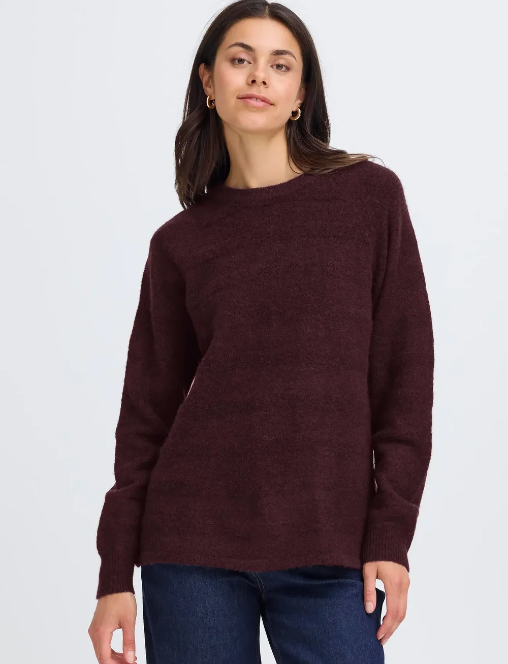 Fransa - FRSANNY PU 7 - jumpers - fudge melange - 3