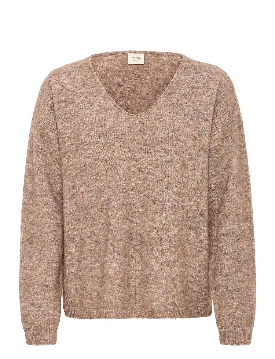 Fransa - FRSANNY PU 8 - pullover - cocoa melange - 1