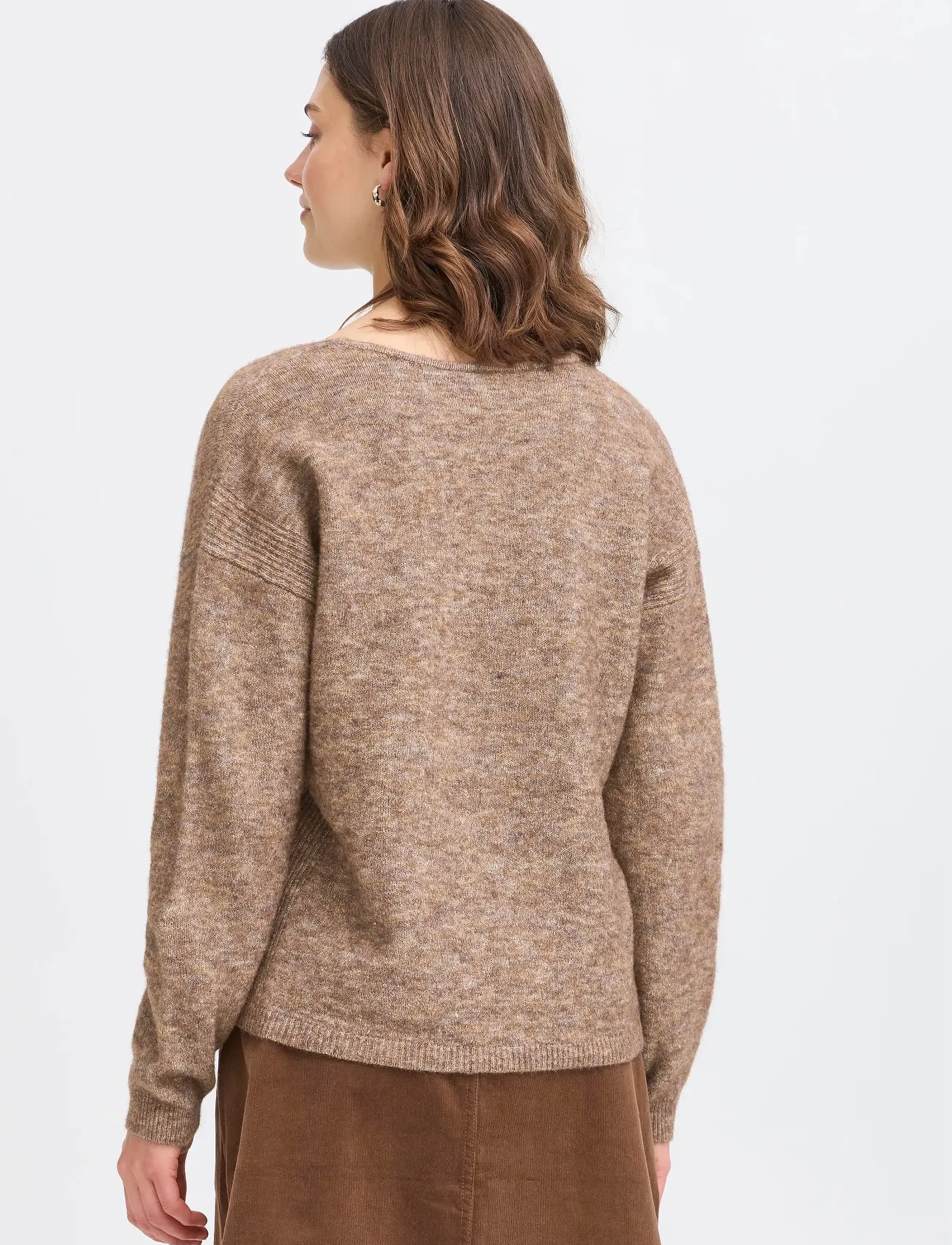 Fransa - FRSANNY PU 8 - pullover - cocoa melange - 4