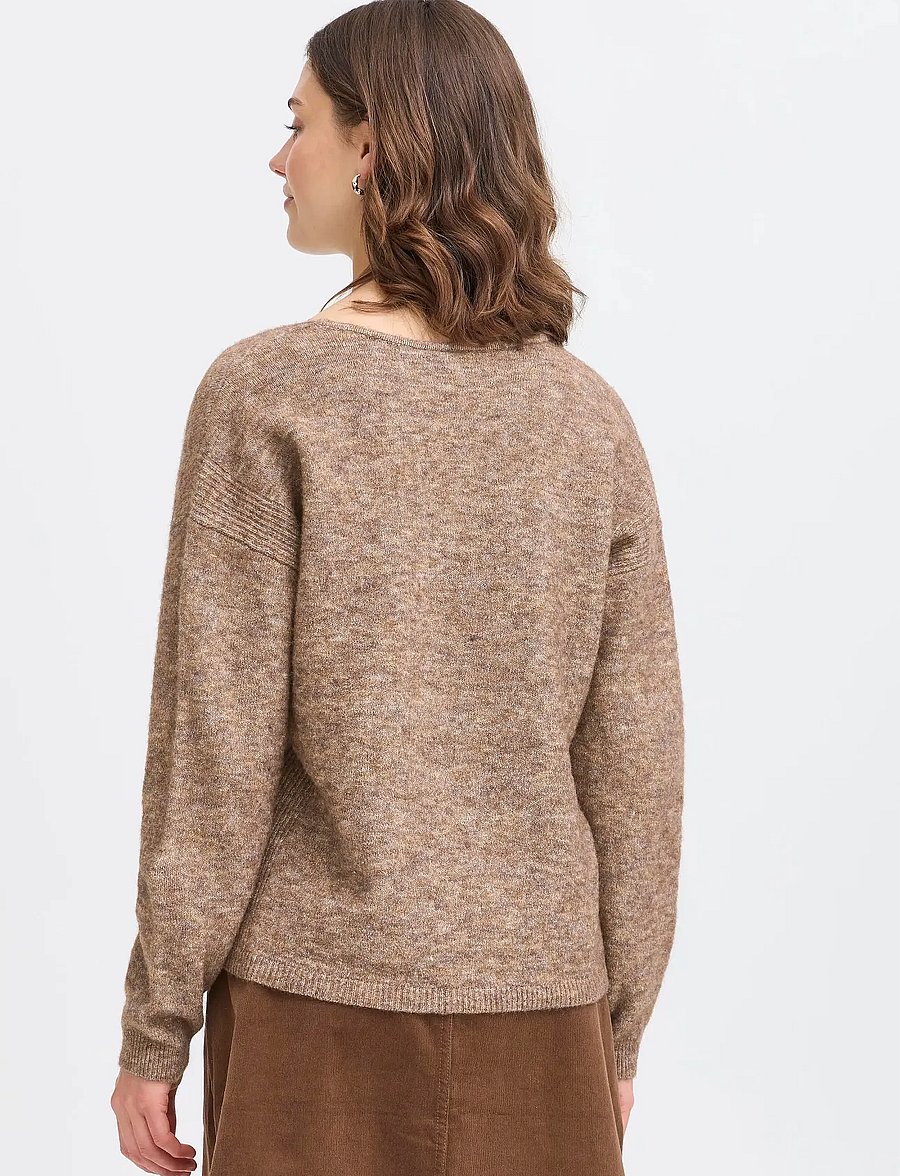 Fransa - FRSANNY PU 8 - pullover - cocoa melange - 4