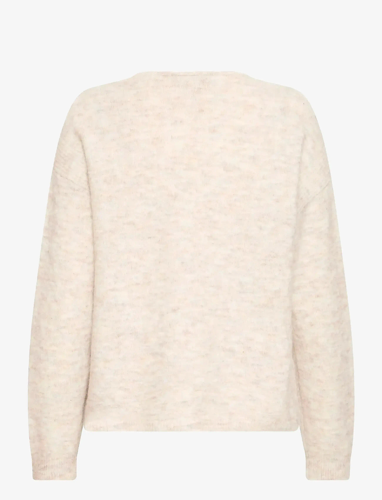 Fransa - FRSANNY PU 8 - stickade tröjor - oatmeal melange - 2