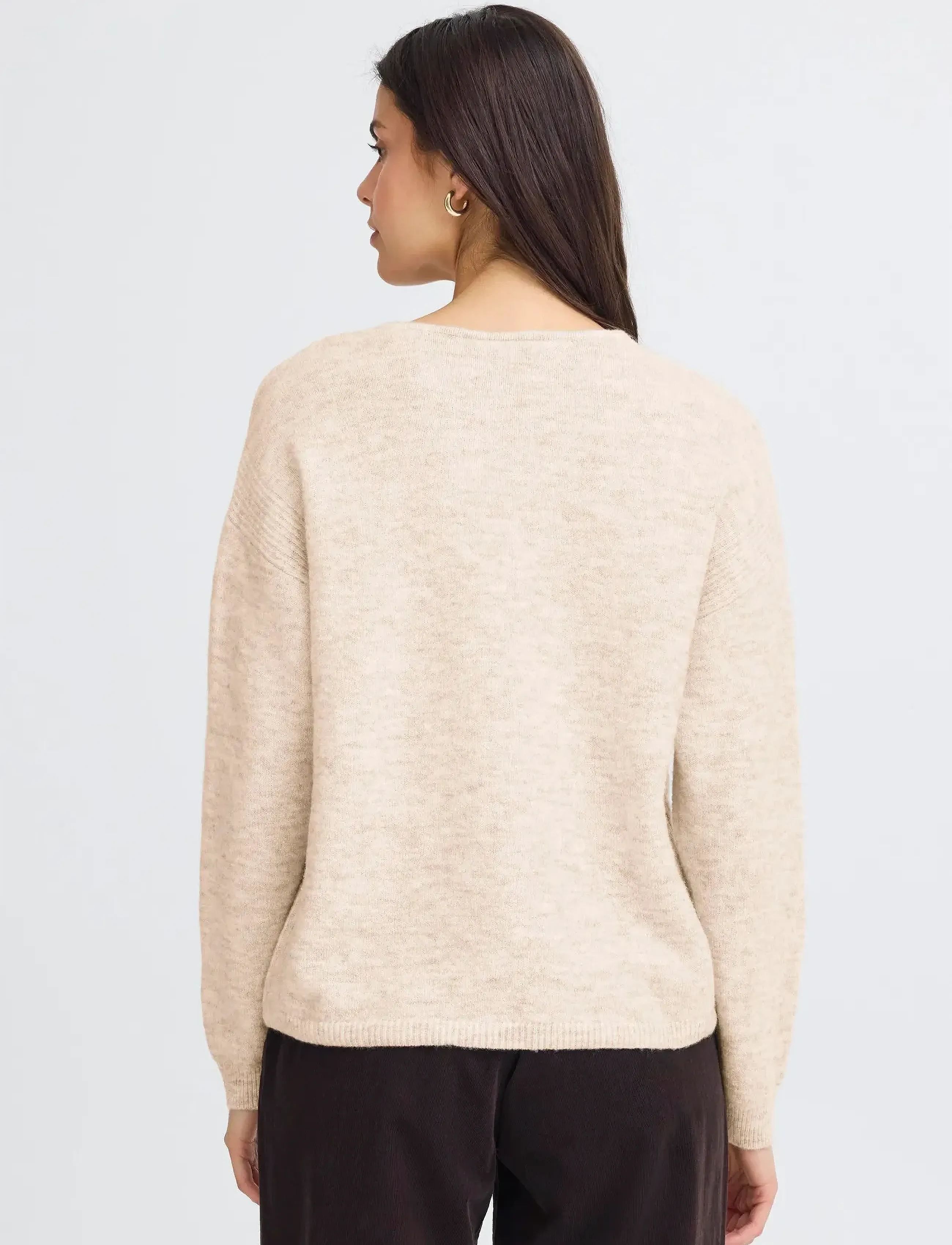 Fransa - FRSANNY PU 8 - trøjer - oatmeal melange - 4