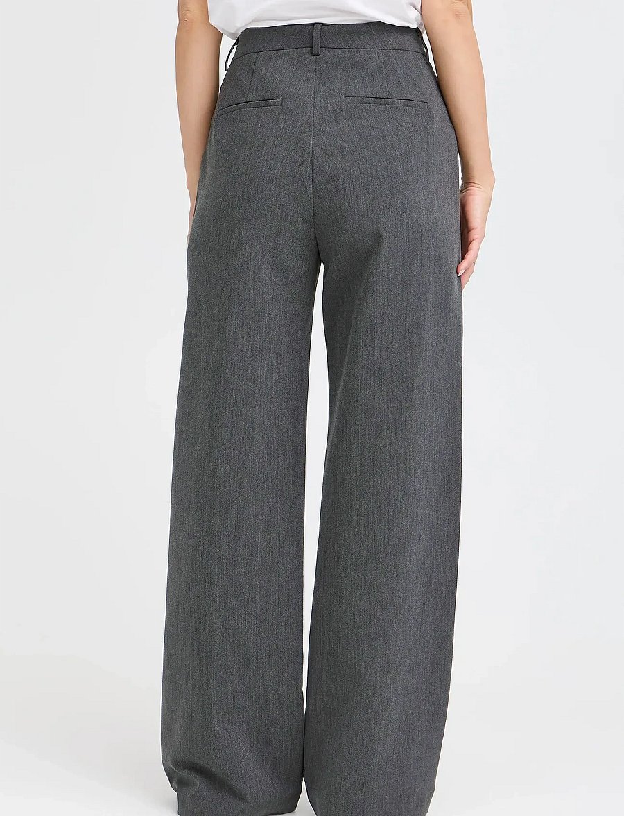 Fransa - FRABIGAIL PA 4 - kostymbyxor - gray pinstripe melange - 5