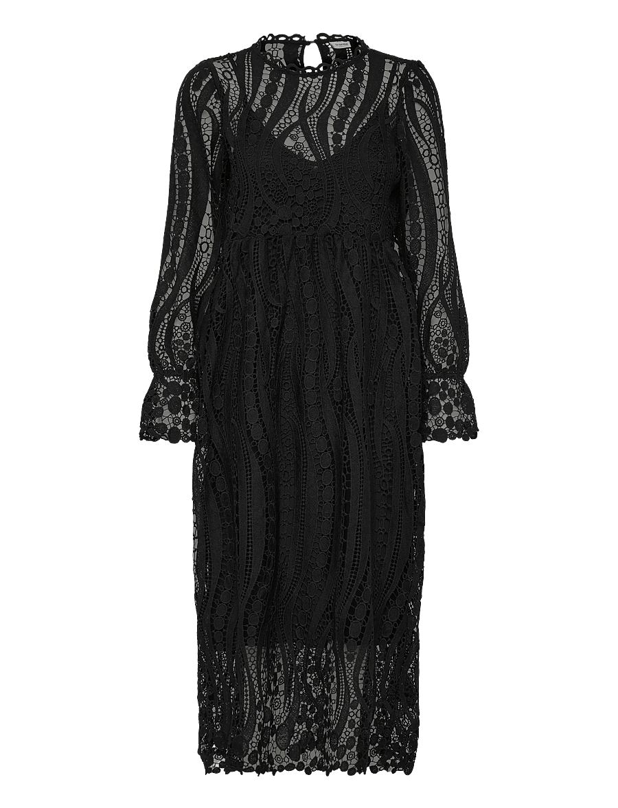 Fransa - FRBELLE DR 1 - lace dresses - meteorite - 0