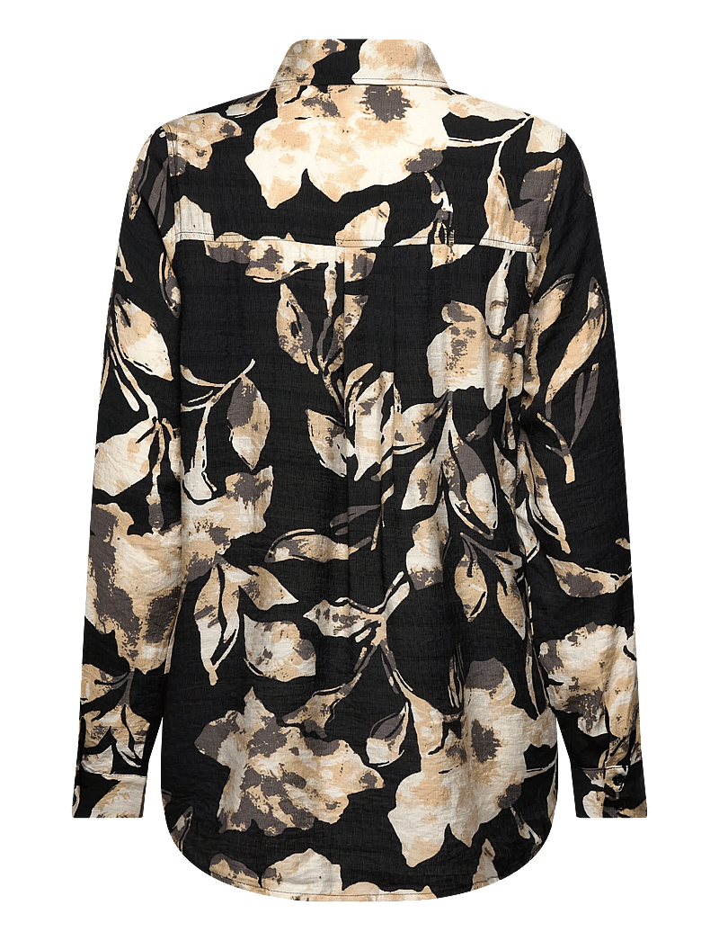 Fransa - FRARIANA SH 7 - långärmade skjortor - dis floral black - 1