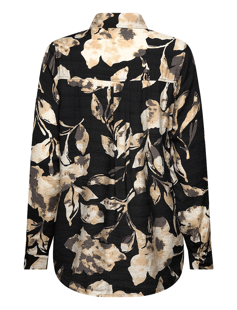 Fransa - FRARIANA SH 7 - langärmlige hemden - dis floral black - 1
