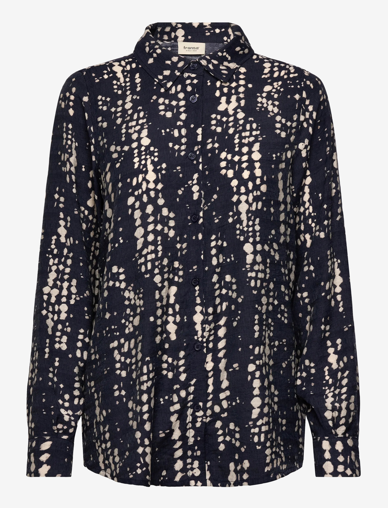 Fransa - FRARIANA SH 7 - långärmade skjortor - nightsky driz drop - 0