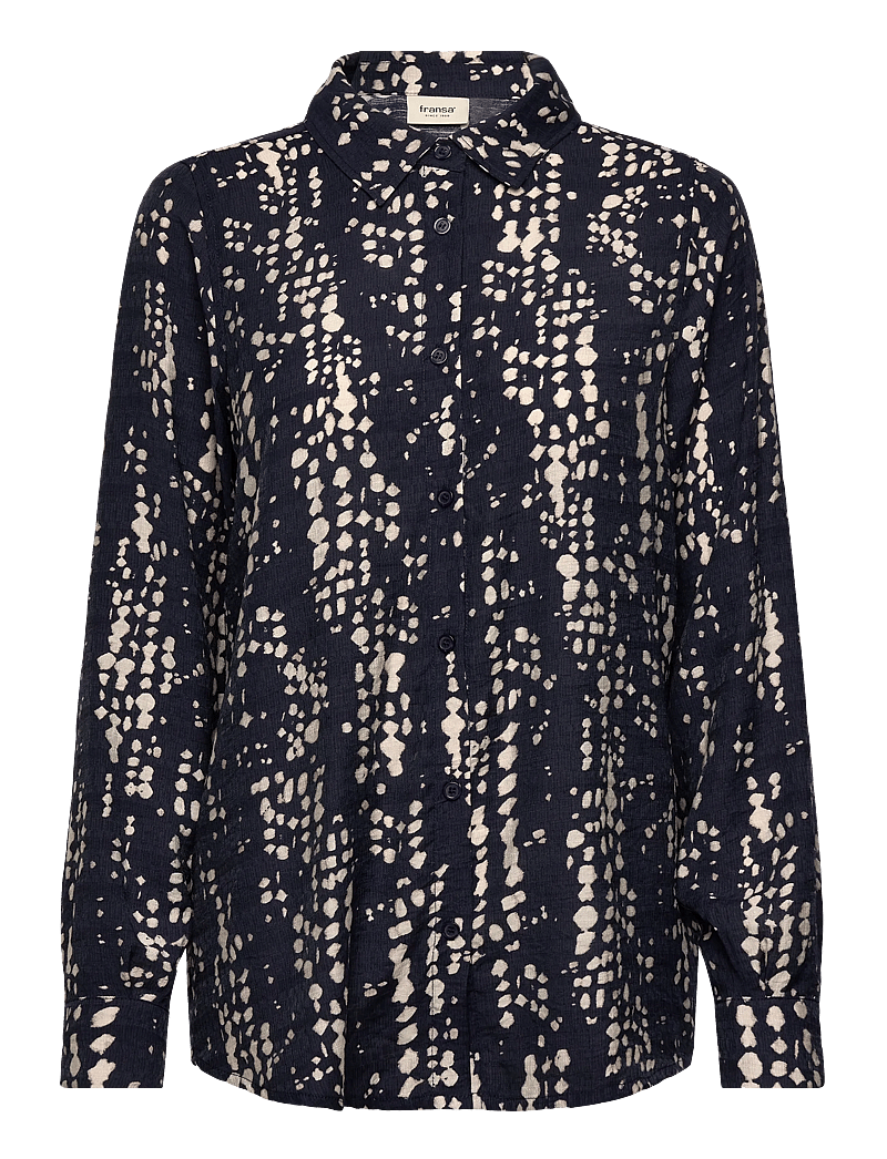 Fransa - FRARIANA SH 7 - långärmade skjortor - nightsky driz drop - 0