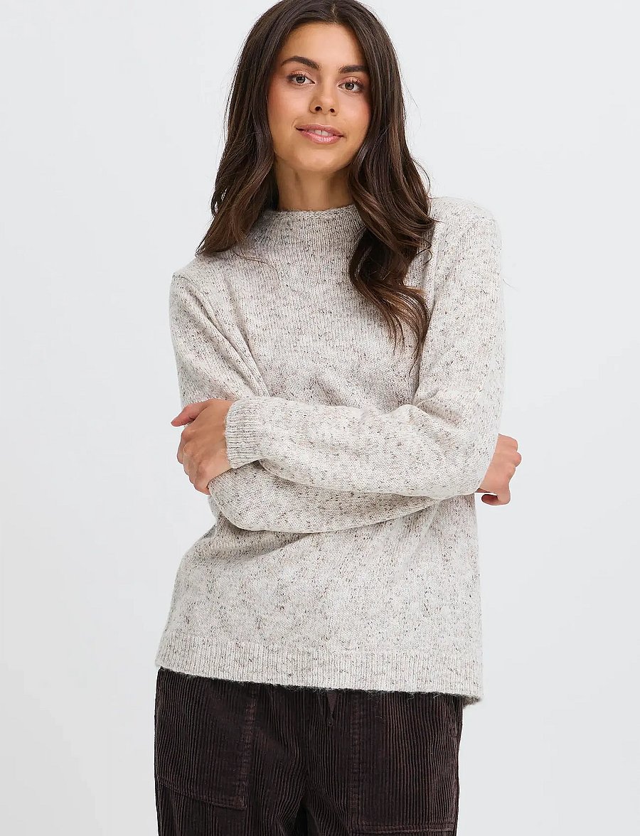 Fransa - FRJAMIE PU 1 - pullover - cocoa multi - 3