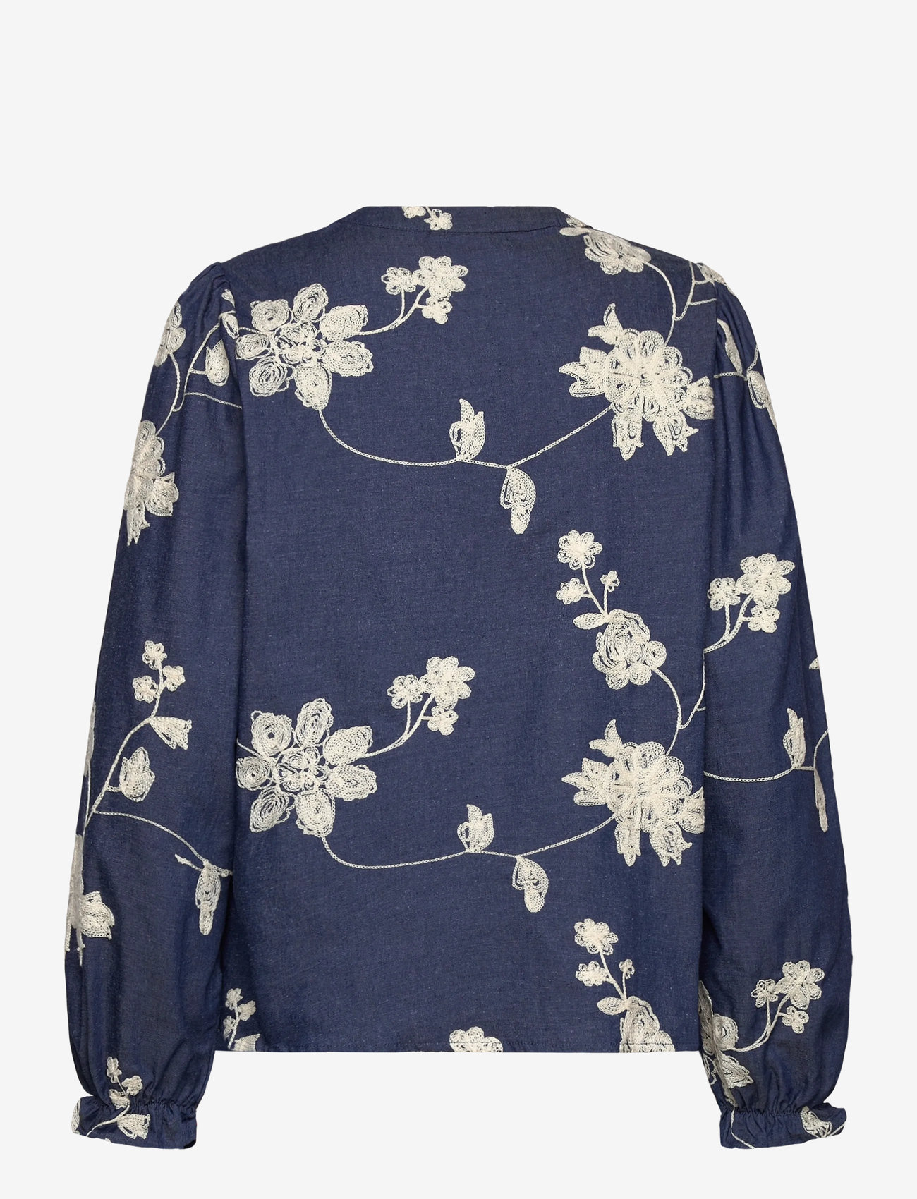 Fransa - FRDARANA BL 1 - langärmlige blusen - mid blue emb. - 1