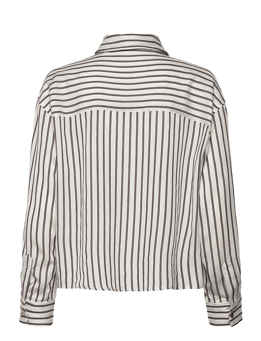 Fransa - FRVIOLET SH 1 - langærmede skjorter - fudge stripe - 2