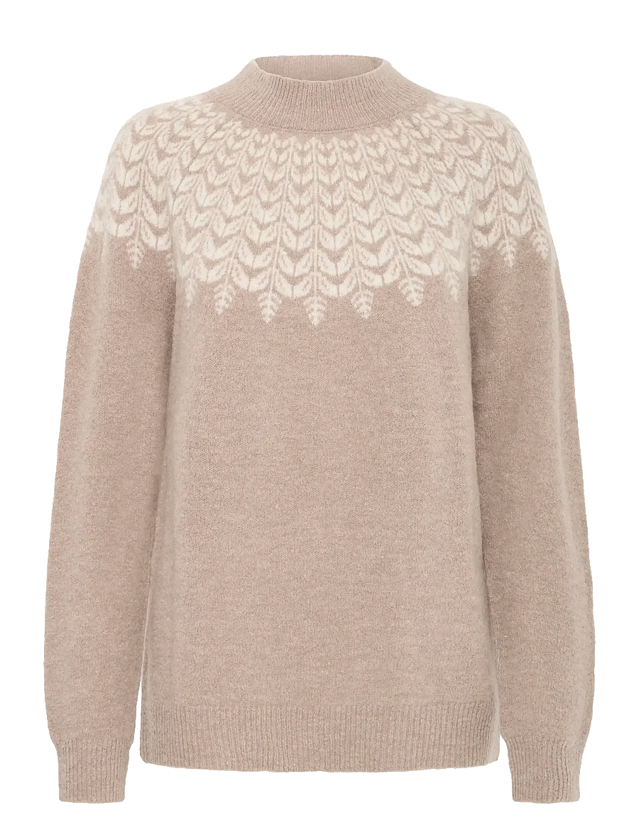 Fransa - FRISABELLA PU 5 - jumpers - moon rock mel. multi - 1