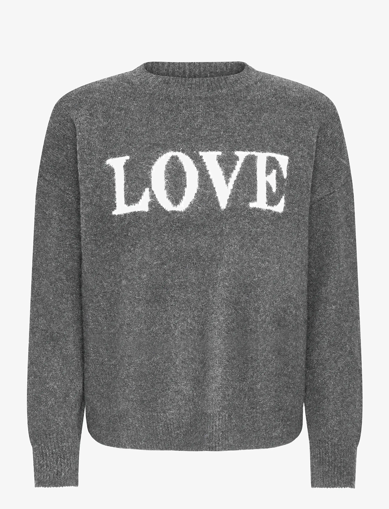 Fransa - FRFLORENCE PU 1 - autumn clothing - charcoal mel text - 0