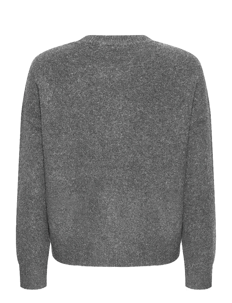 Fransa - FRFLORENCE PU 1 - megztiniai - charcoal mel text - 2