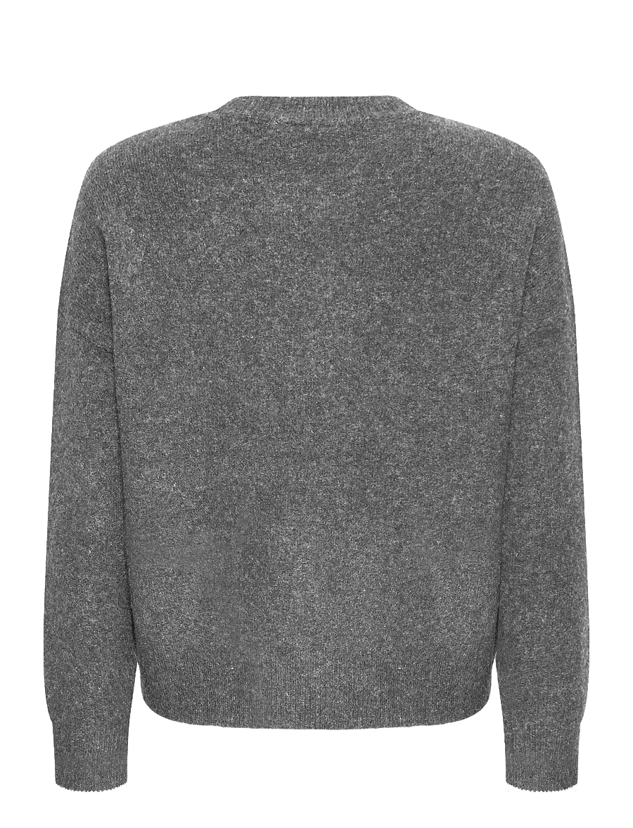 Fransa - FRFLORENCE PU 1 - pullover - charcoal mel text - 2