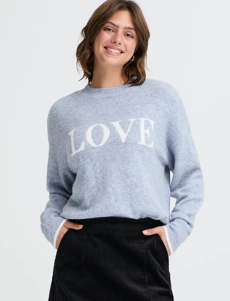 Fransa - FRFLORENCE PU 1 - jumpers - infinity mel. text - 3