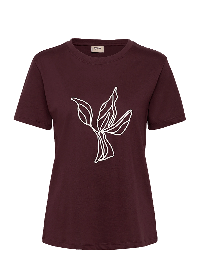 Fransa - FRARIELLA TEE 1 - t-shirts - fudge puff - 0