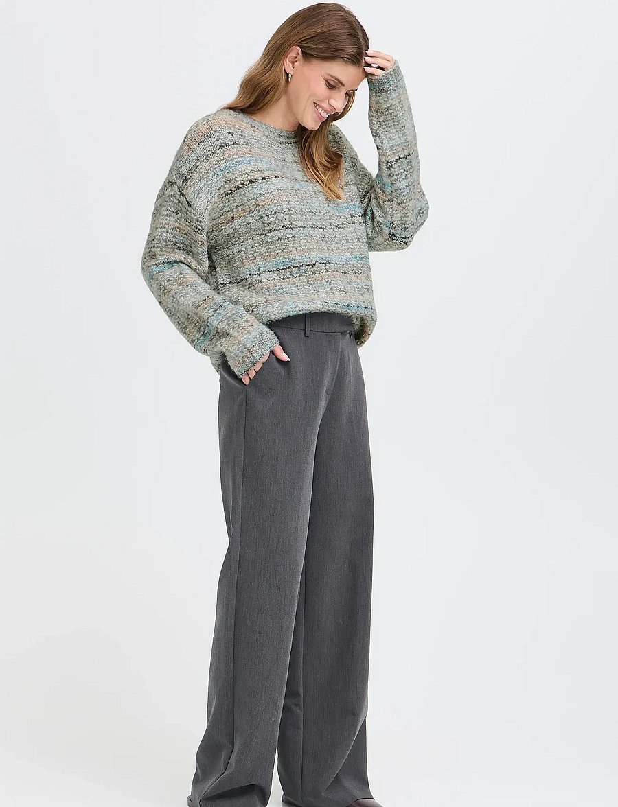 Fransa - FRDORA PU 1 - pullover - moon rockmulti - 0