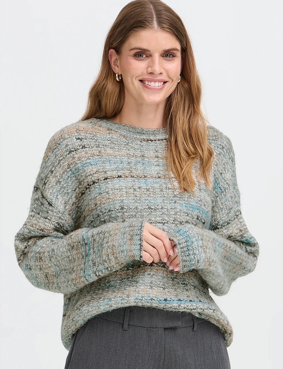 Fransa - FRDORA PU 1 - pullover - moon rockmulti - 3