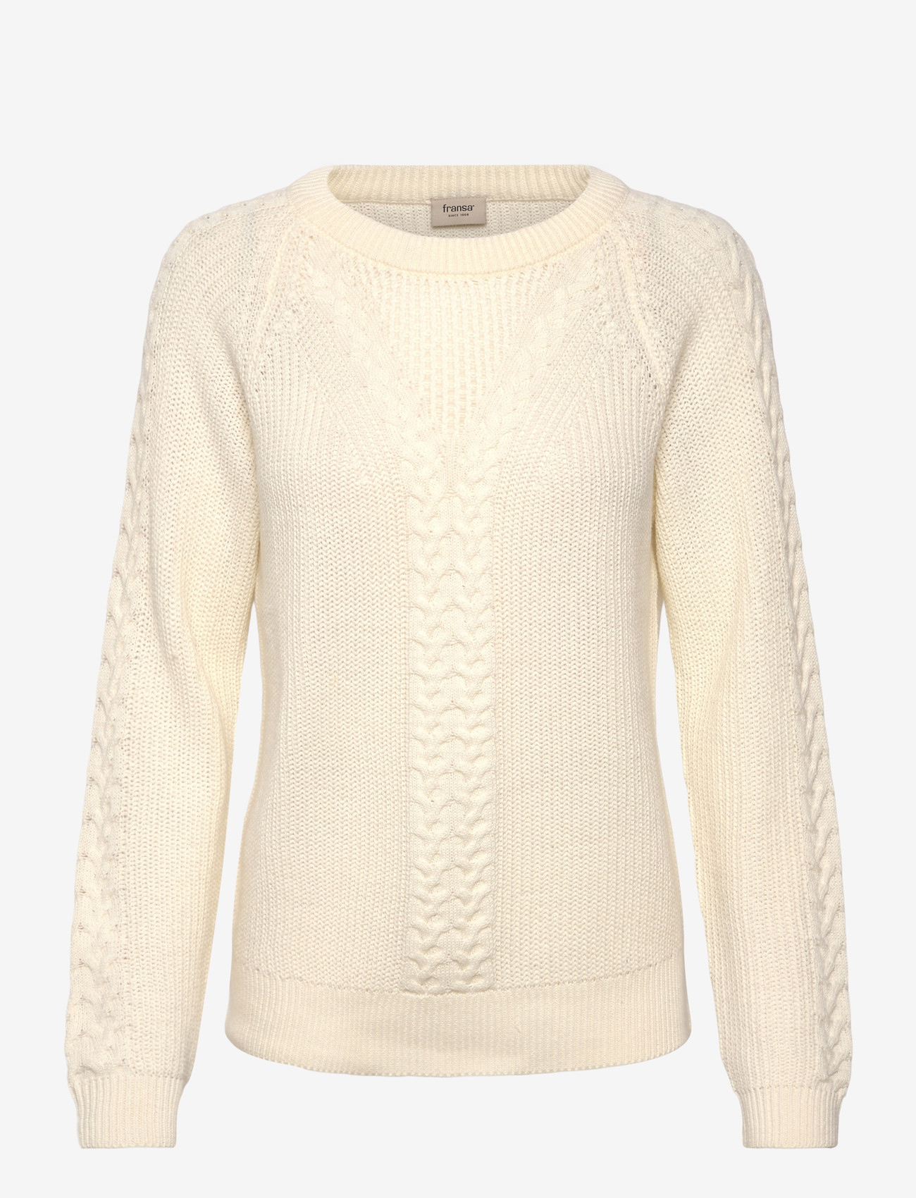 Fransa - FRLONNIE PU 1 - jumpers - whisper white - 0