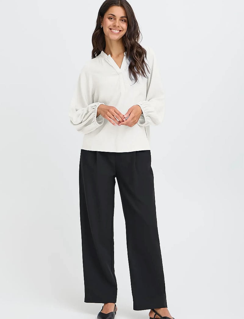 Fransa - FRHIDA BL 1 - långärmade blusar - blanc de blanc - 0