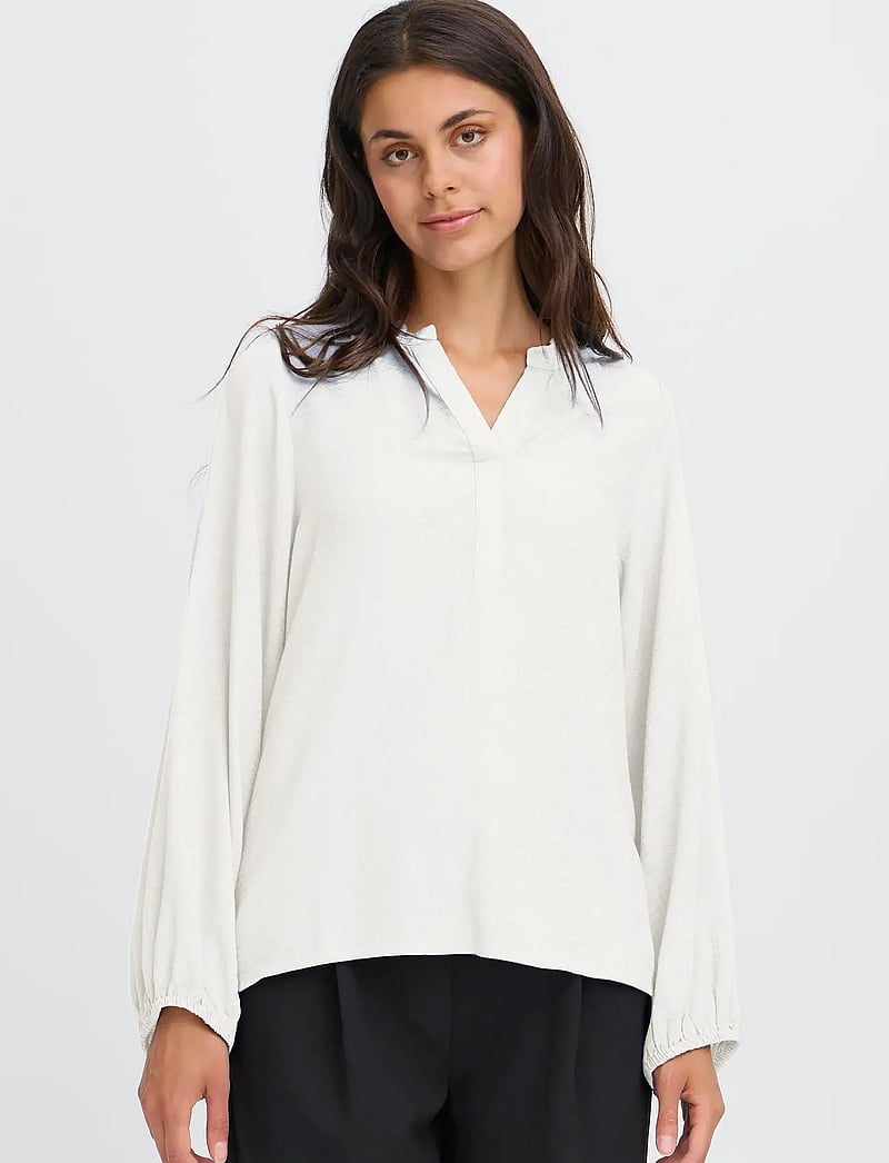 Fransa - FRHIDA BL 1 - långärmade blusar - blanc de blanc - 3