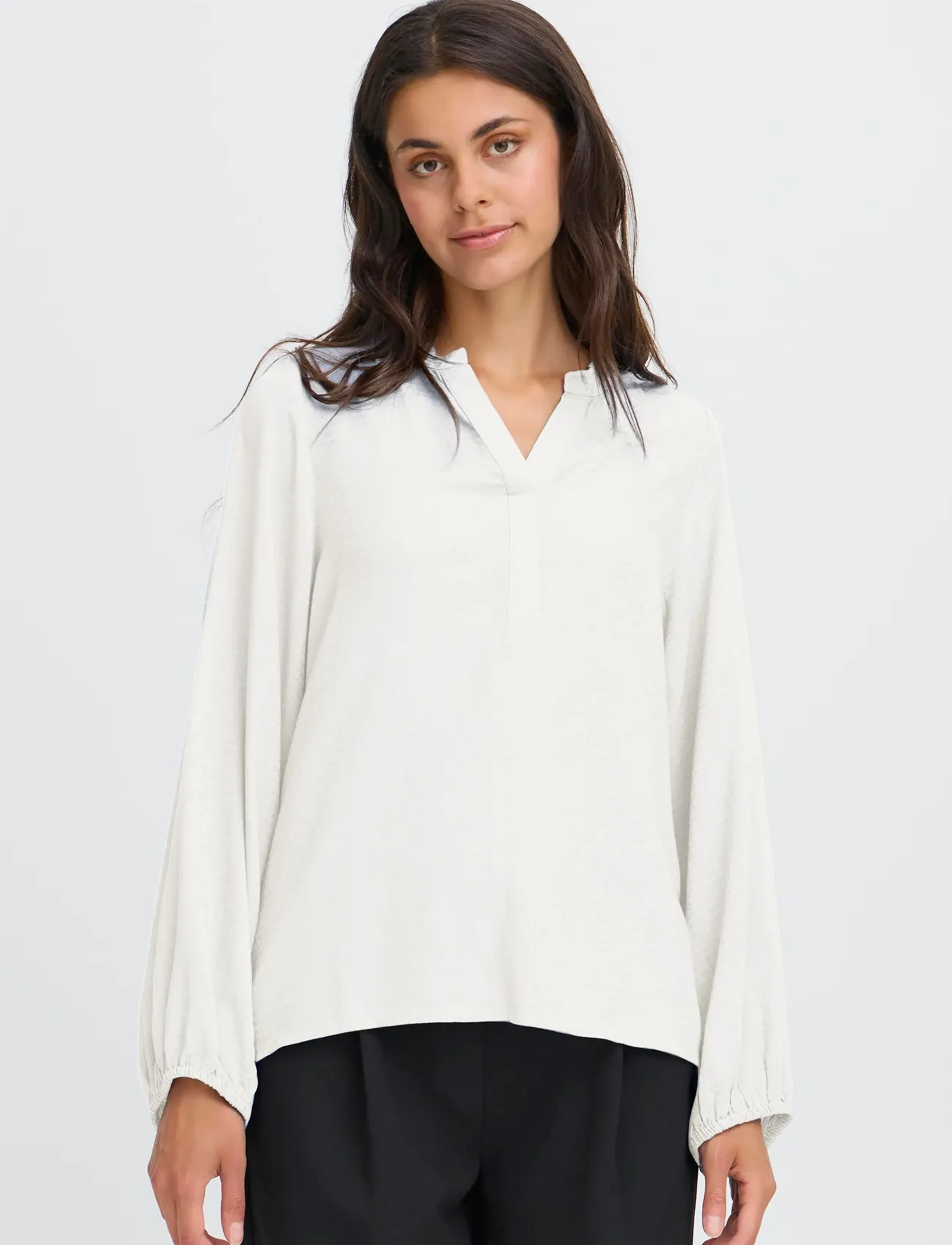 Fransa - FRHIDA BL 1 - langärmlige blusen - blanc de blanc - 3