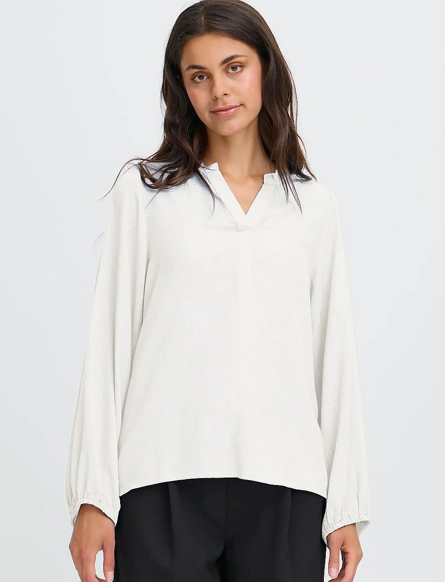 Fransa - FRHIDA BL 1 - langärmelige blusen - blanc de blanc - 3