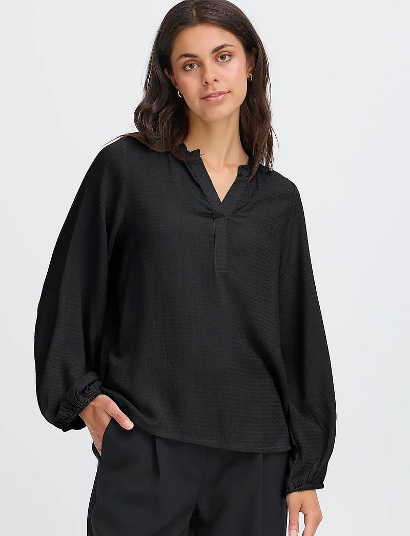 Fransa - FRHIDA BL 1 - långärmade blusar - meteorite - 3