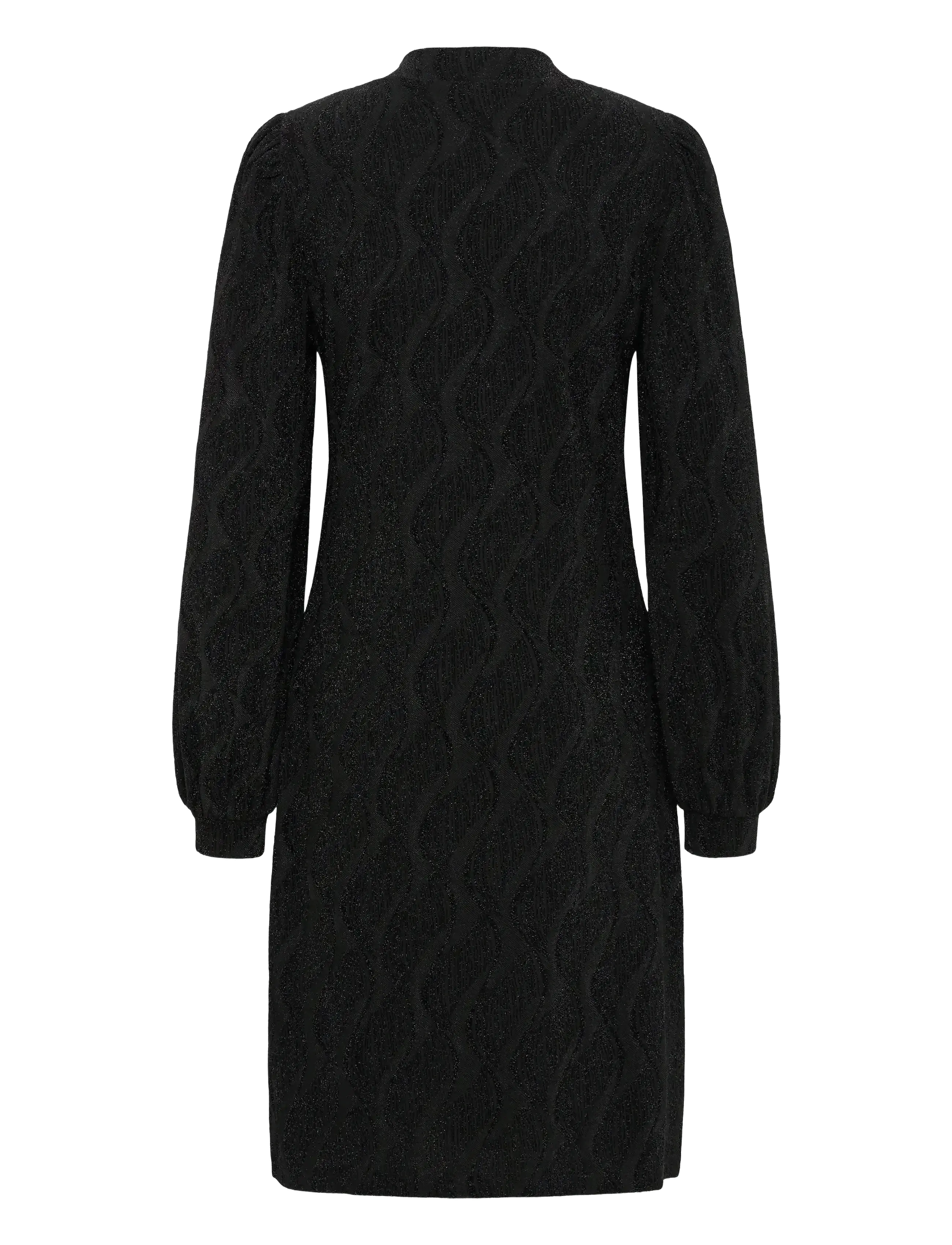 Fransa - FRAVALON DR 1 - strickkleider - black jacquard - 1