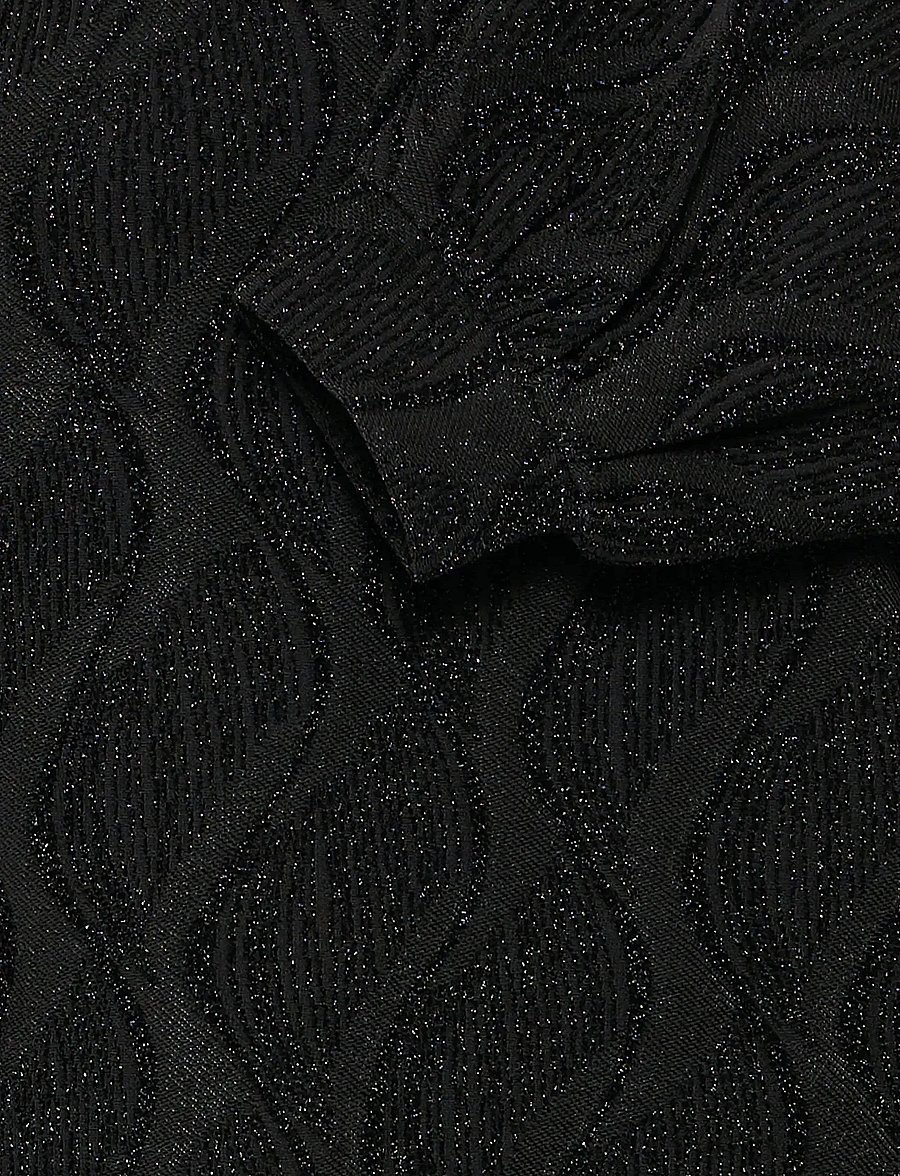 Fransa - FRAVALON DR 1 - strickkleider - black jacquard - 2