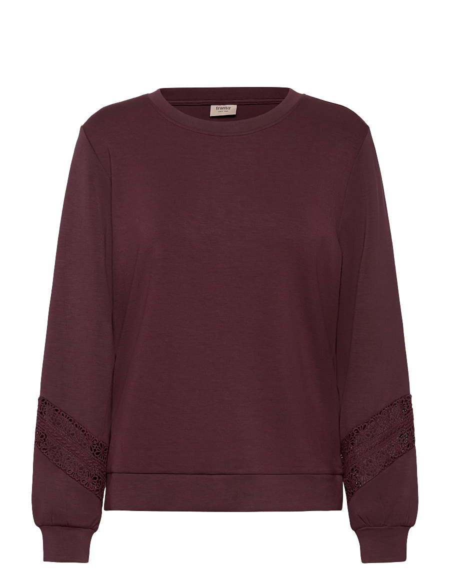 Fransa - FRAURORA PU 12 - sweatshirts - fudge - 0