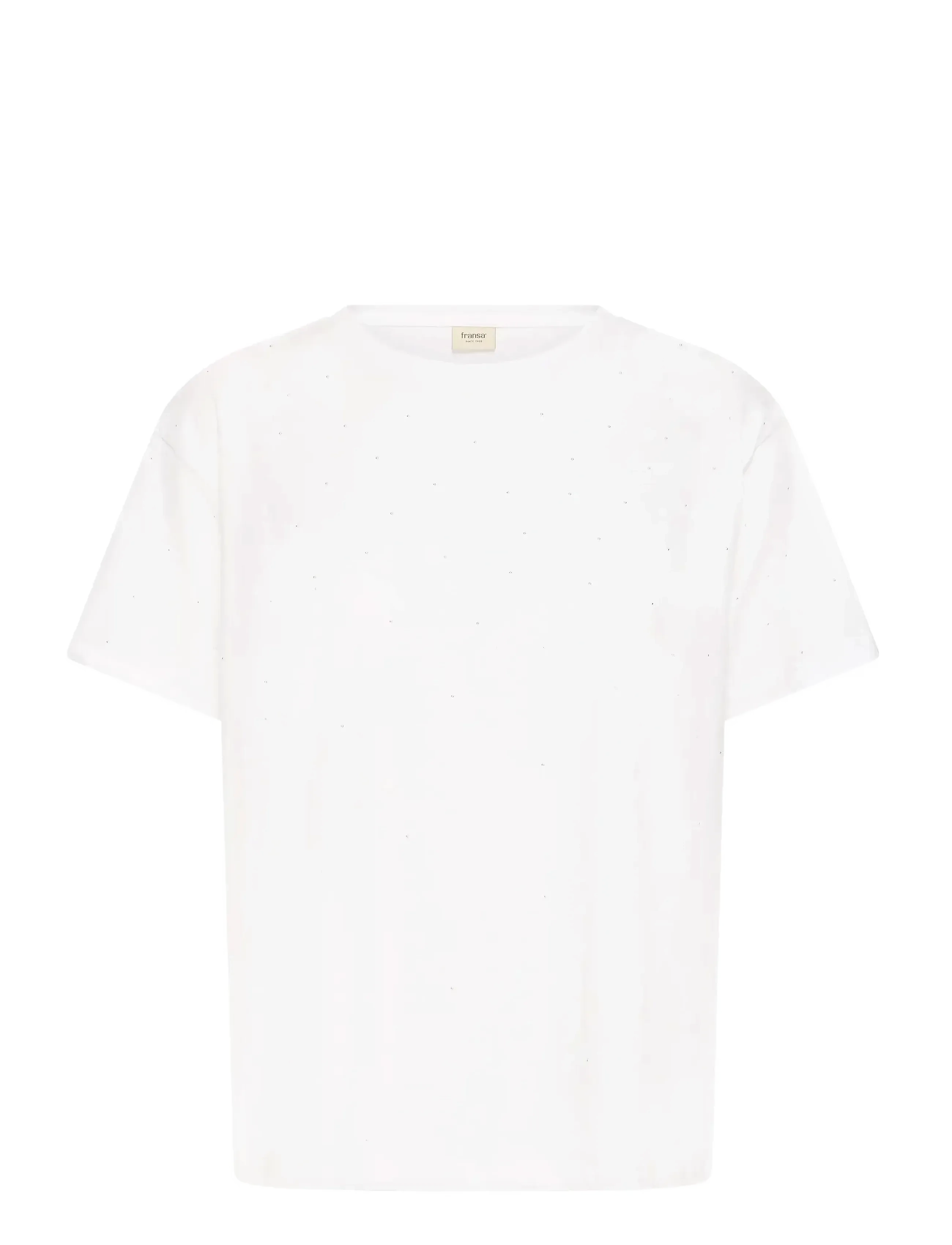 Fransa FRKINSLEY TEE 1 - Kampagne - BLANC DE BLANC / white